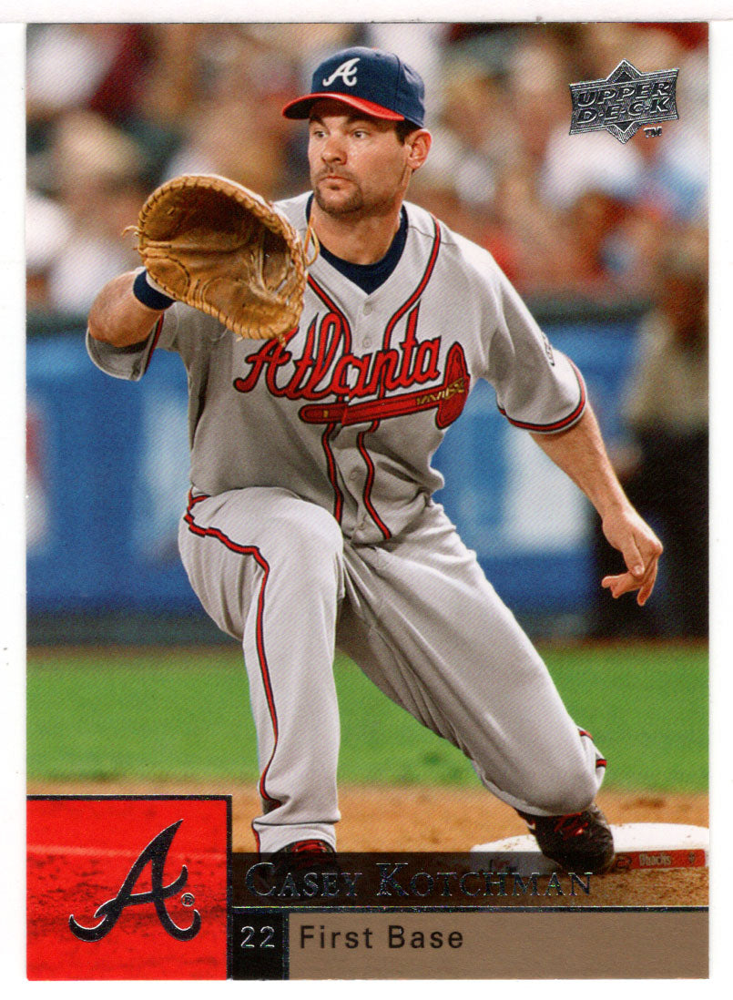 Casey Kotchman - Atlanta Braves (MLB Baseball Card) 2009 Upper Deck # 28 Mint