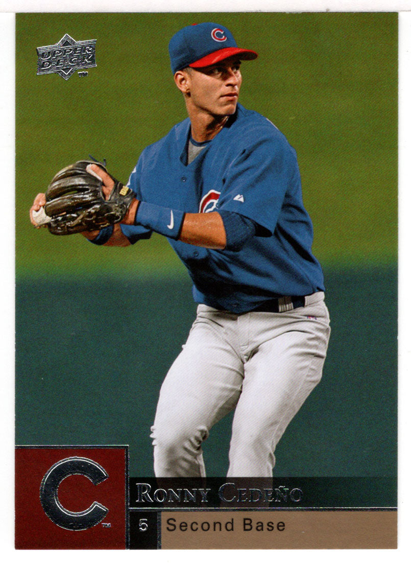 Ronny Cedeno - Chicago Cubs (MLB Baseball Card) 2009 Upper Deck # 72 Mint