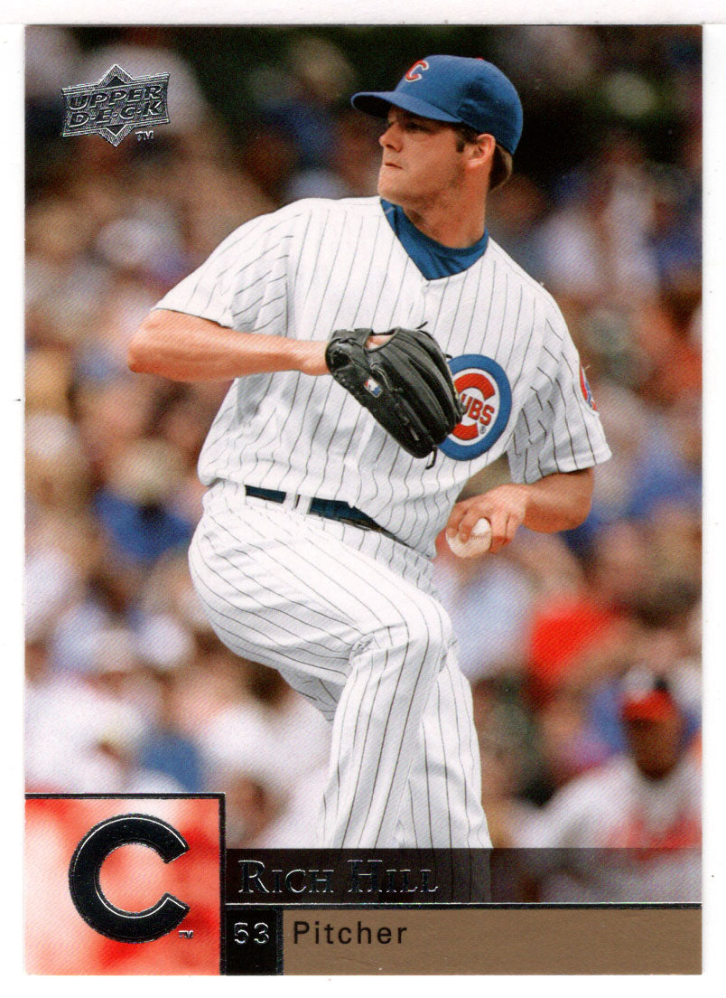 Rich Hill - Chicago Cubs (MLB Baseball Card) 2009 Upper Deck # 75 Mint