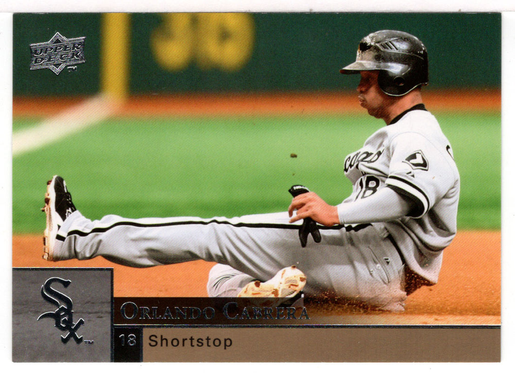 Orlando Cabrera - Chicago White Sox (MLB Baseball Card) 2009 Upper Deck # 82 Mint