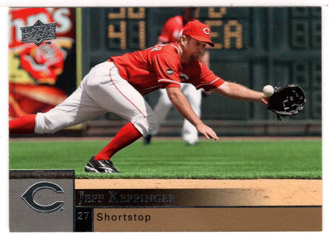 Jeff Keppinger - Cincinnati Reds (MLB Baseball Card) 2009 Upper Deck # 101 Mint