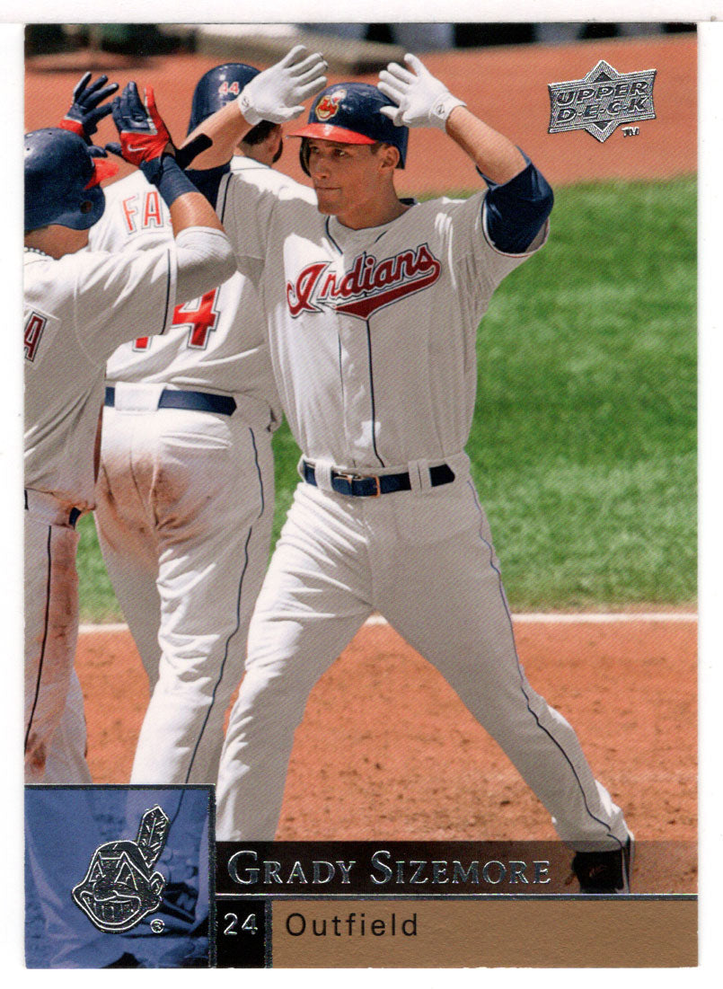 Grady Sizemore - Cleveland Indians (MLB Baseball Card) 2009 Upper Deck # 107 Mint