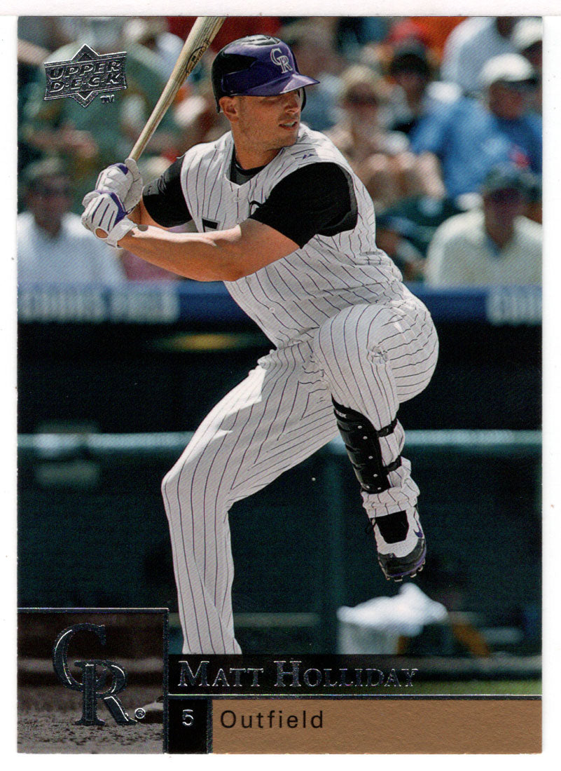 Matt Holliday - Colorado Rockies (MLB Baseball Card) 2009 Upper Deck # 115 Mint
