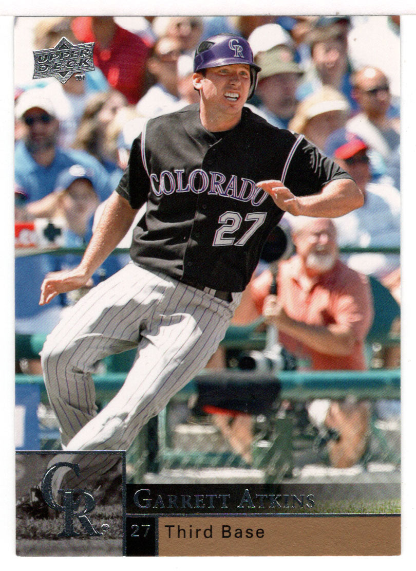 Garrett Atkins - Colorado Rockies (MLB Baseball Card) 2009 Upper Deck # 122 Mint