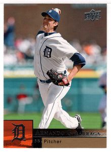 Armando Galarraga - Detroit Tigers (MLB Baseball Card) 2009 Upper Deck # 125 Mint