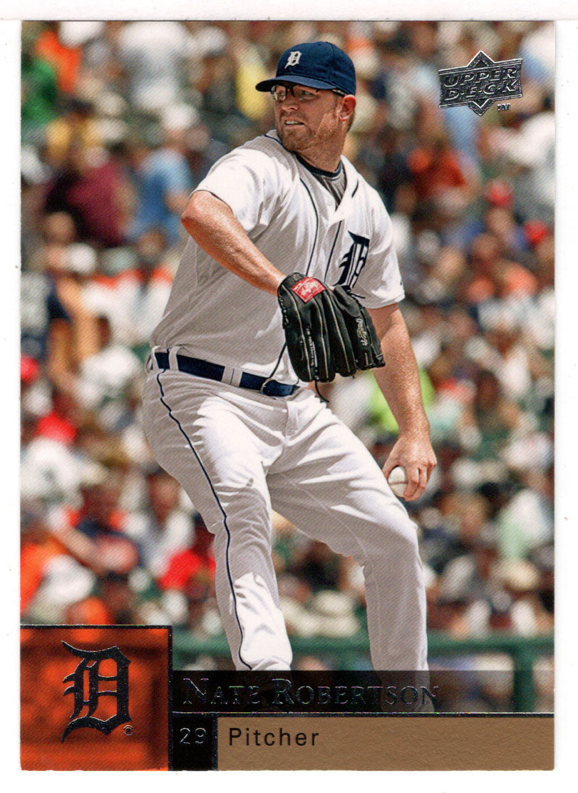 Nate Robertson - Detroit Tigers (MLB Baseball Card) 2009 Upper Deck # 138 Mint