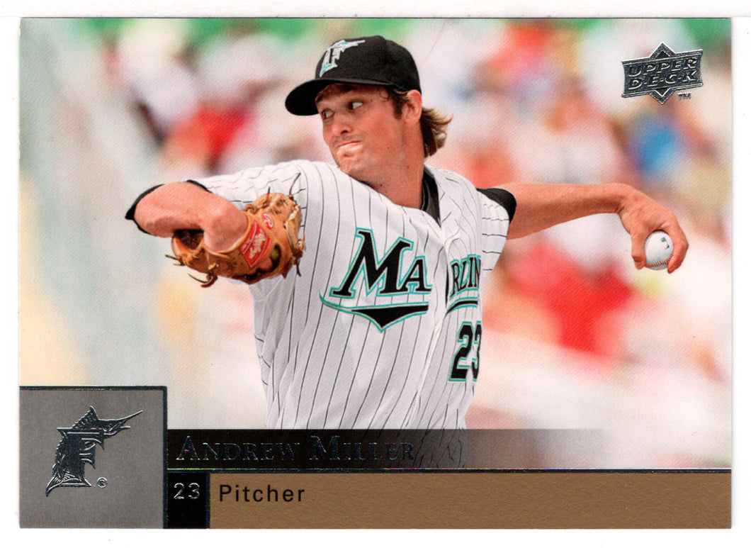 Andrew Miller - Florida Marlins (MLB Baseball Card) 2009 Upper Deck # 144 Mint