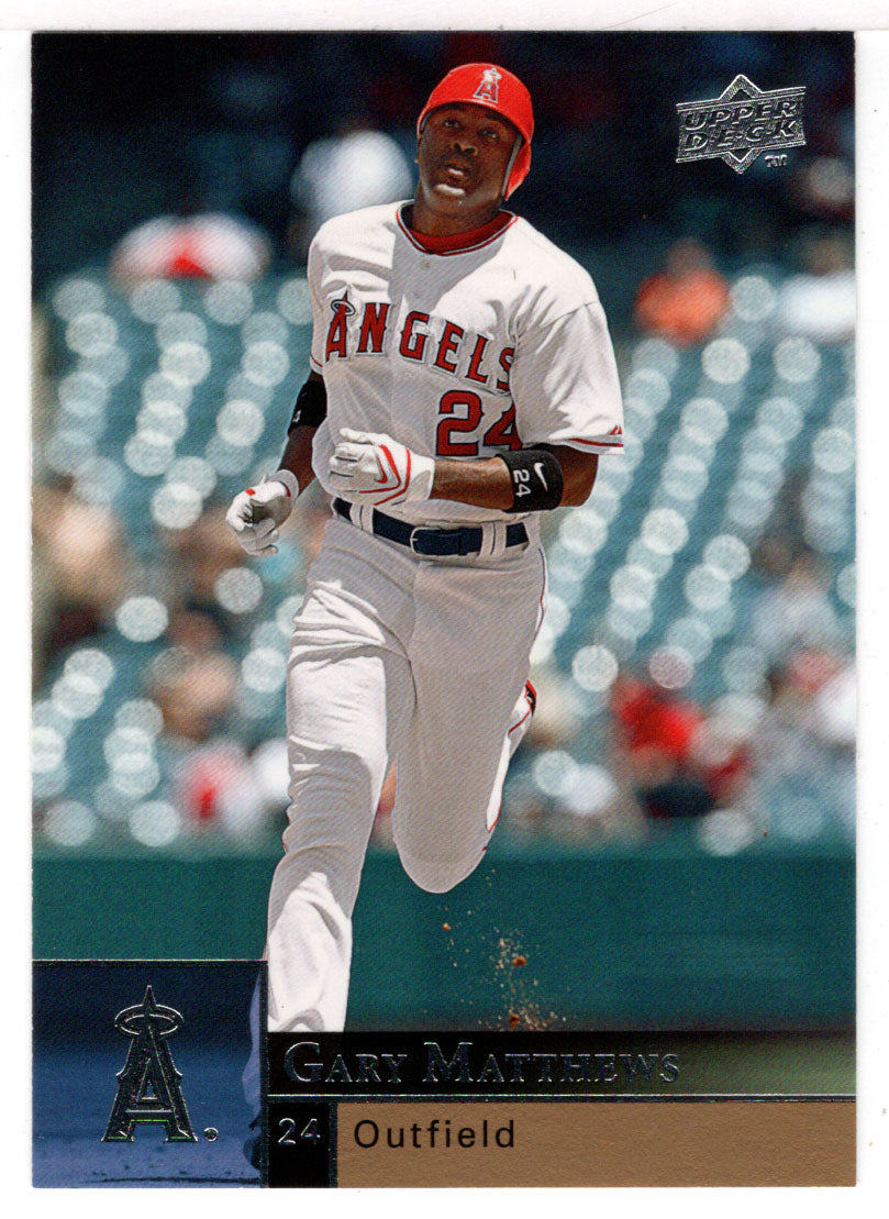 Gary Matthews - Los Angeles Angels (MLB Baseball Card) 2009 Upper Deck # 188 Mint