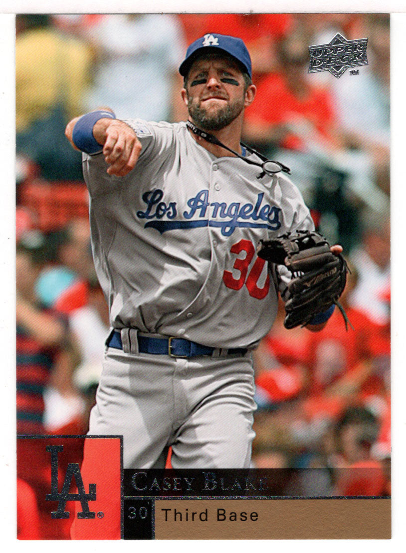 Casey Blake - Los Angeles Dodgers (MLB Baseball Card) 2009 Upper Deck # 192 Mint