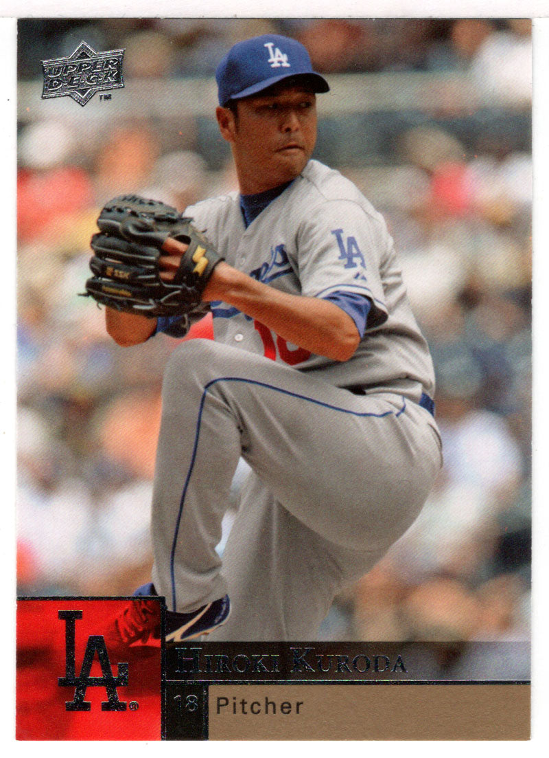 Hiroki Kuroda - Los Angeles Dodgers (MLB Baseball Card) 2009 Upper Deck # 204 Mint