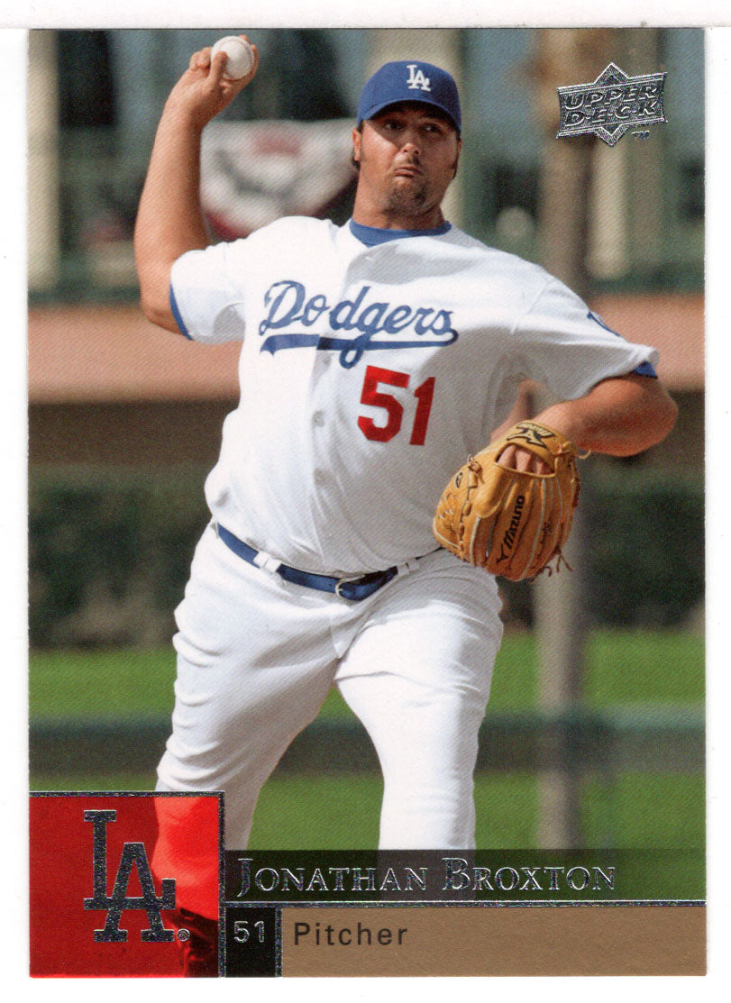 Jonathan Broxton - Los Angeles Dodgers (MLB Baseball Card) 2009 Upper Deck # 205 Mint