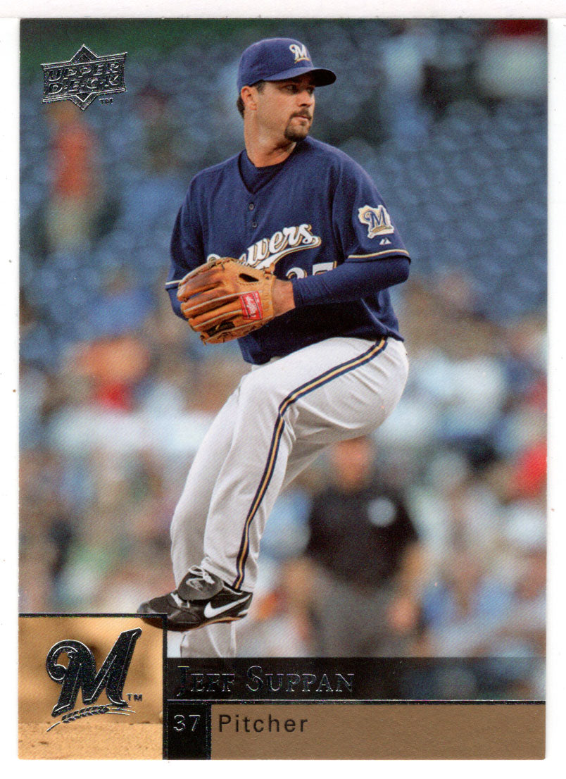 Jeff Suppan - Milwaukee Brewers (MLB Baseball Card) 2009 Upper Deck # 223 Mint
