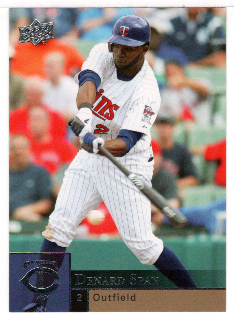 Denard Span - Minnesota Twins (MLB Baseball Card) 2009 Upper Deck # 225 Mint