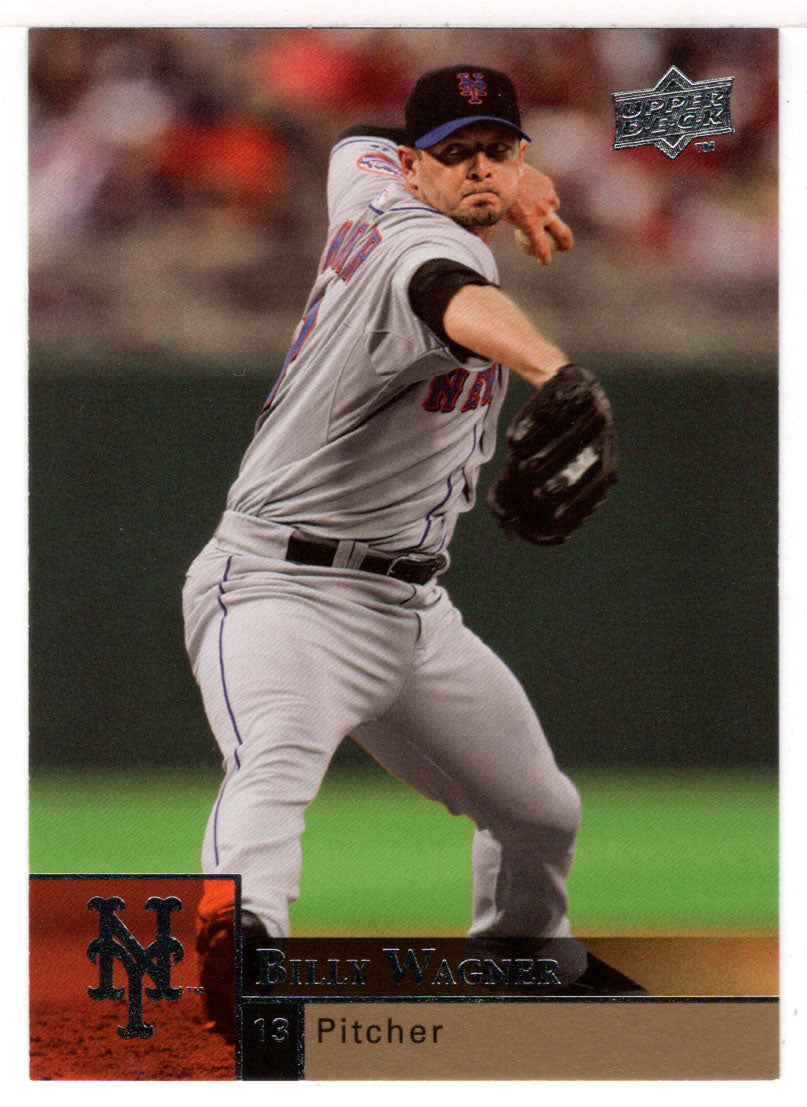Billy Wagner - New York Mets (MLB Baseball Card) 2009 Upper Deck