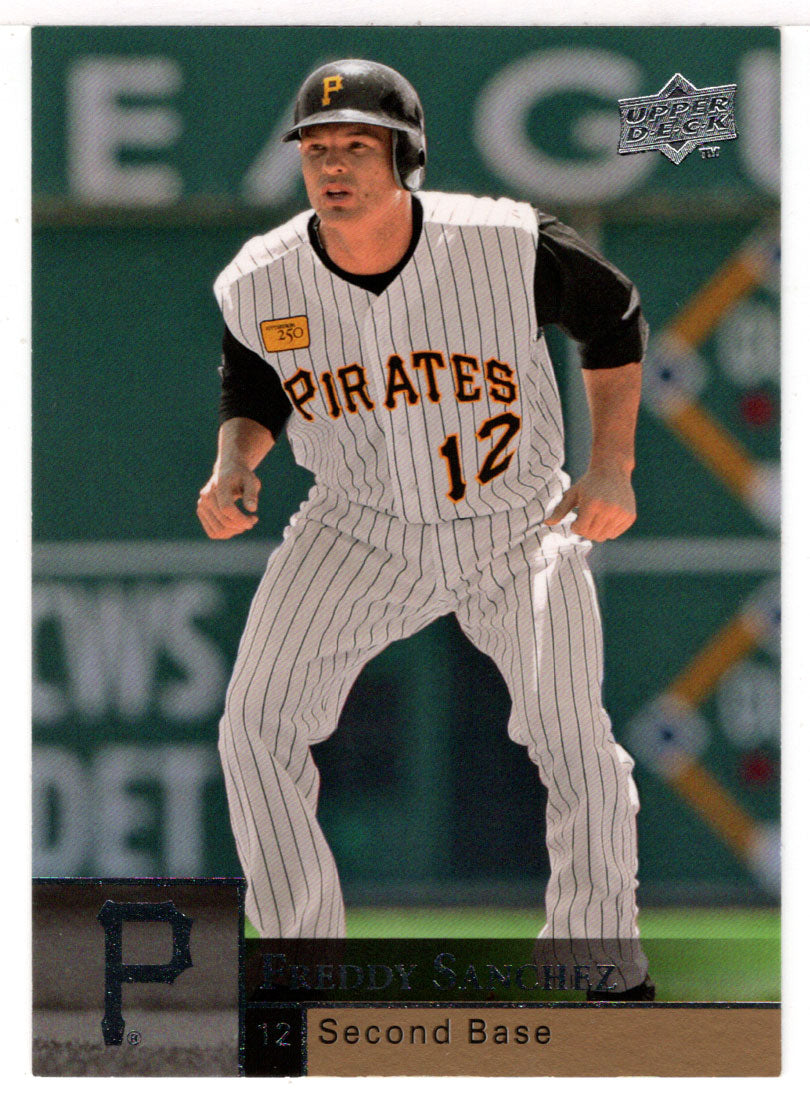 Freddy Sanchez - Pittsburgh Pirates (MLB Baseball Card) 2009 Upper Deck # 306 Mint