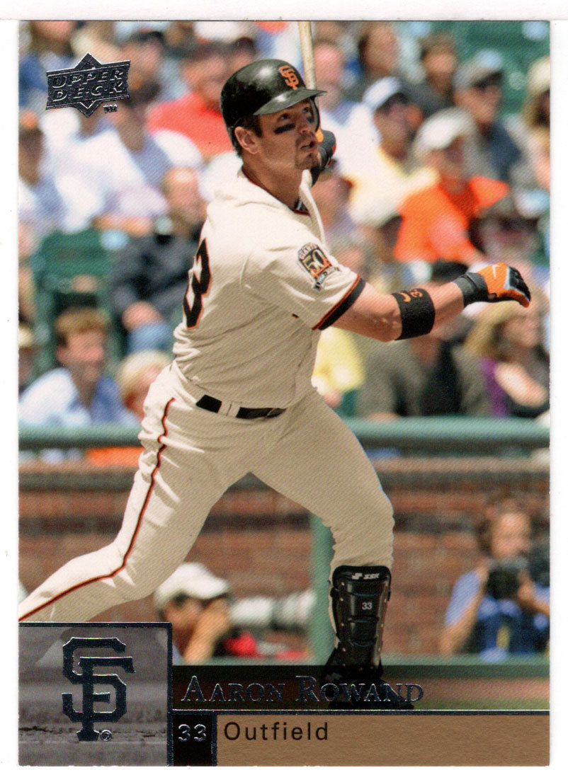 Aaron Rowand - San Francisco Giants (MLB Baseball Card) 2009 Upper Deck # 326 Mint