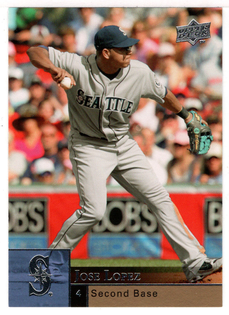 Jose Lopez - Seattle Mariners (MLB Baseball Card) 2009 Upper Deck # 341 Mint