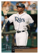 Carl Crawford - Tampa Bay Rays (MLB Baseball Card) 2009 Upper Deck # 359 Mint