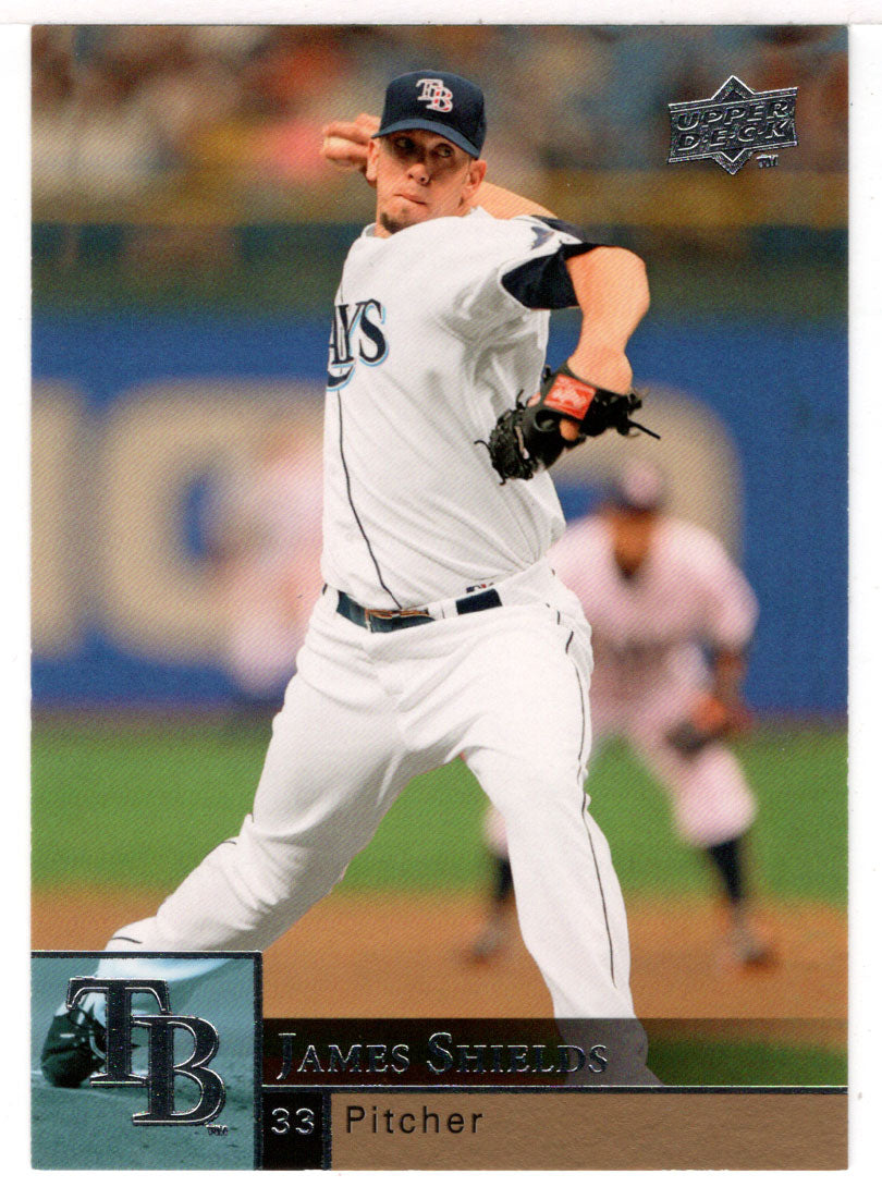 James Shields - Tampa Bay Rays (MLB Baseball Card) 2009 Upper Deck # 361 Mint