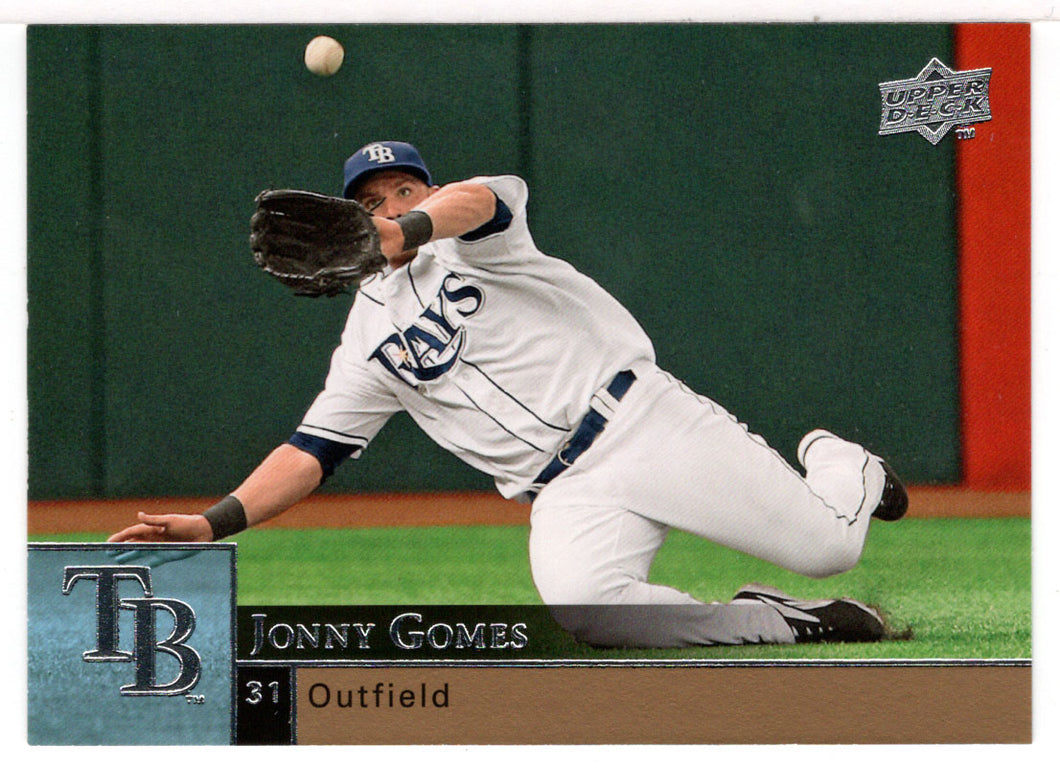 Jonny Gomes - Tampa Bay Rays (MLB Baseball Card) 2009 Upper Deck # 365 Mint