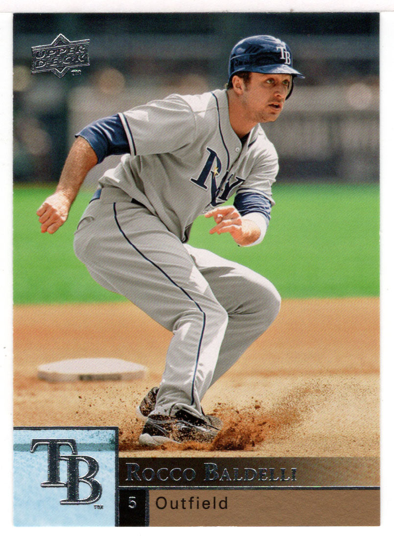 Rocco Baldelli - Tampa Bay Rays (MLB Baseball Card) 2009 Upper Deck # 371 Mint