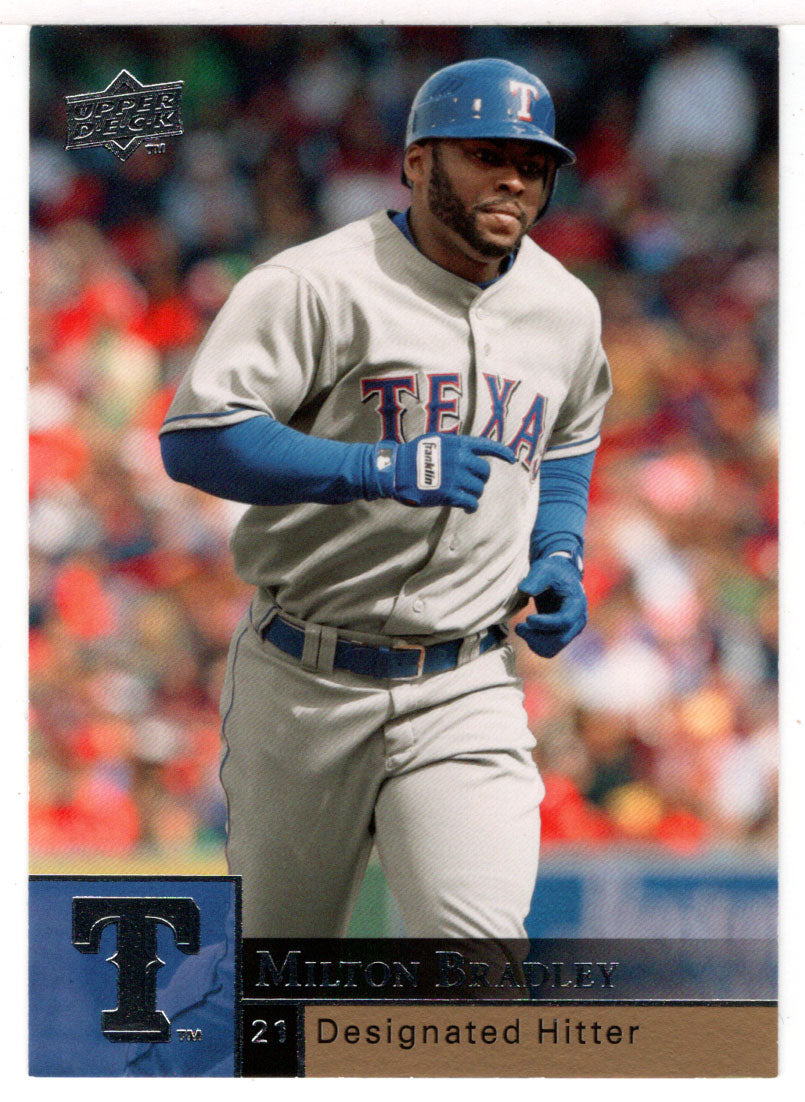 Milton Bradley - Texas Rangers (MLB Baseball Card) 2009 Upper Deck # 378 Mint