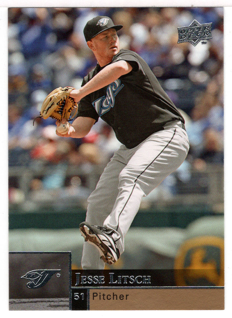 Jesse Litsch - Toronto Blue Jays (MLB Baseball Card) 2009 Upper Deck # 382 Mint
