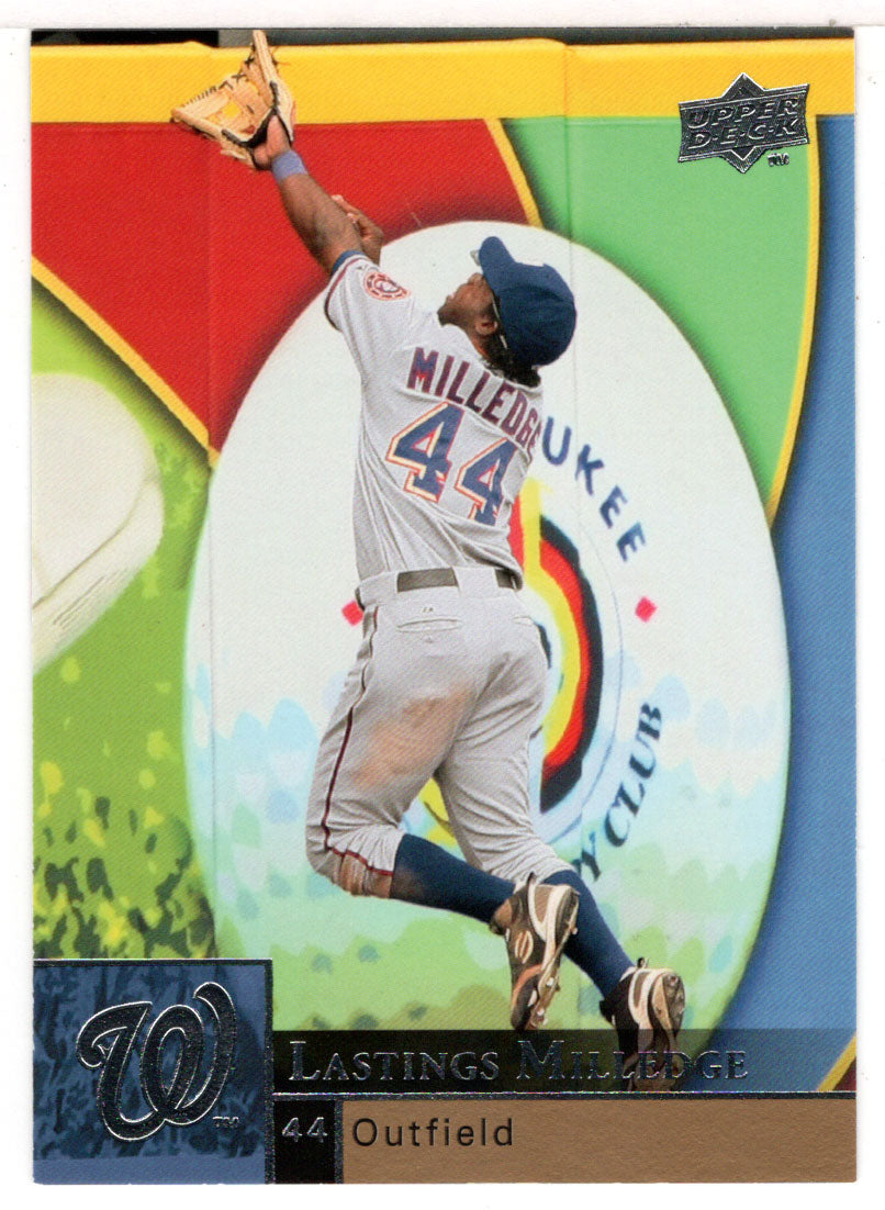 Lastings Milledge - Washington Nationals (MLB Baseball Card) 2009 Upper Deck # 393 Mint