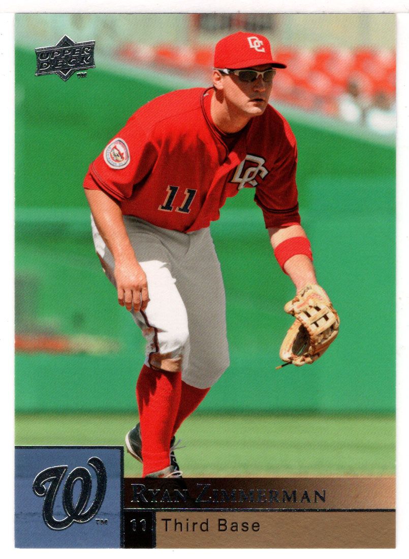 Ryan Zimmerman - Washington Nationals (MLB Baseball Card) 2009 Upper Deck # 395 Mint