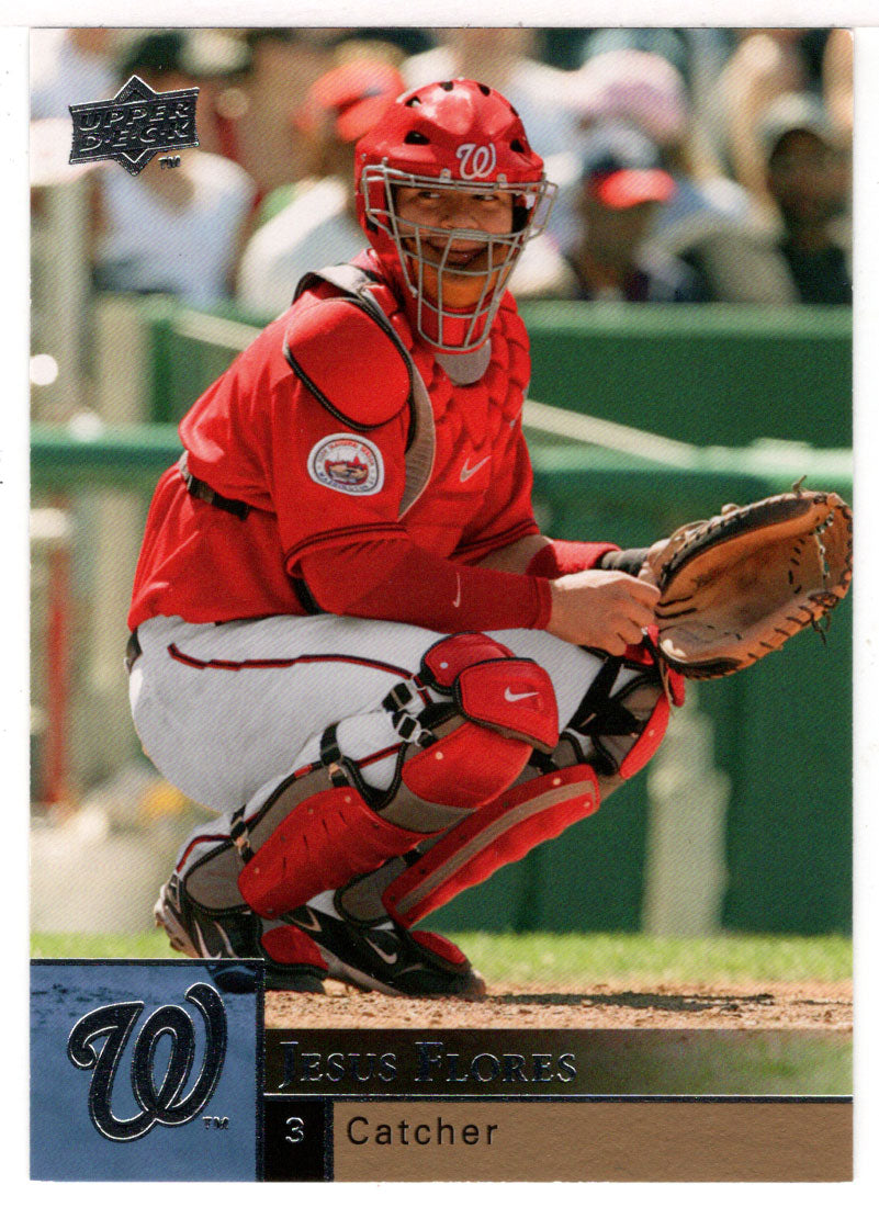 Jesus Flores - Washington Nationals (MLB Baseball Card) 2009 Upper Deck # 400 Mint