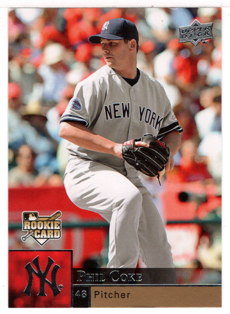 Phil Coke RC - New York Yankees (MLB Baseball Card) 2009 Upper Deck # 404 Mint