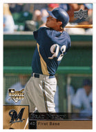 Brad Nelson - Milwaukee Brewers (MLB Baseball Card) 2009 Upper Deck # 411 Mint