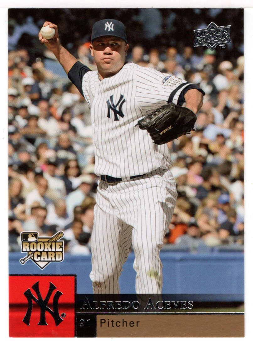 Alfredo Aceves RC - New York Yankees (MLB Baseball Card) 2009 Upper Deck # 423 Mint