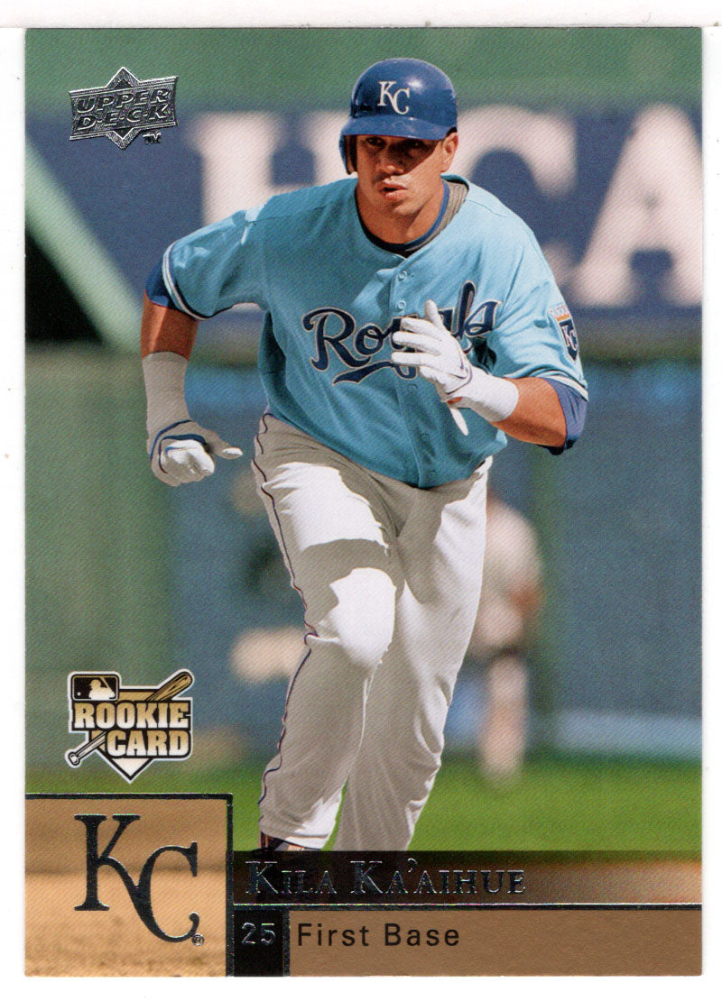 Kila Ka'aihue - Kansas City Royals (MLB Baseball Card) 2009 Upper Deck # 425 Mint