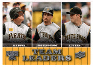 Nate McLouth - Adam LaRoche - Paul Maholm - Pittsburgh Pirates Team Leaders (MLB Baseball Card) 2009 Upper Deck # 448 Mint
