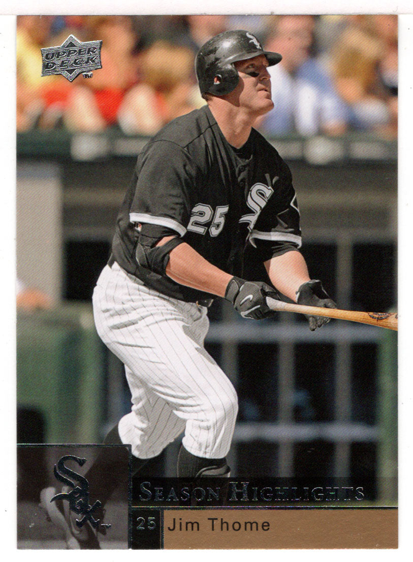 Jim Thome - Chicago White Sox Season Highlights (MLB Baseball Card) 2009 Upper Deck # 463 Mint