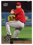 Brandon Webb - Arizona Diamondbacks Team Checklist (MLB Baseball Card) 2009 Upper Deck # 483 Mint