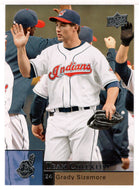 Grady Sizemore - Cleveland Indians Team Checklist (MLB Baseball Card) 2009 Upper Deck # 492 Mint