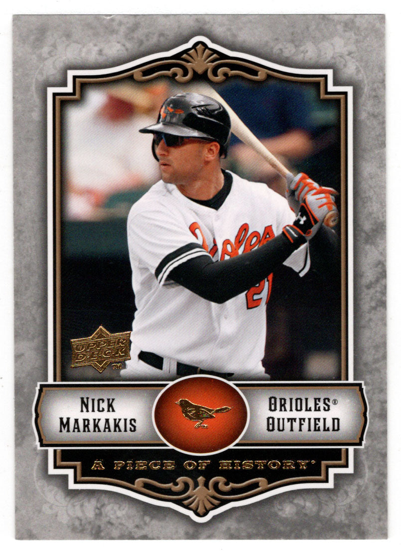 Nick Markakis - Baltimore Orioles (MLB Baseball Card) 2009 Upper Deck A Piece of History # 9 Mint