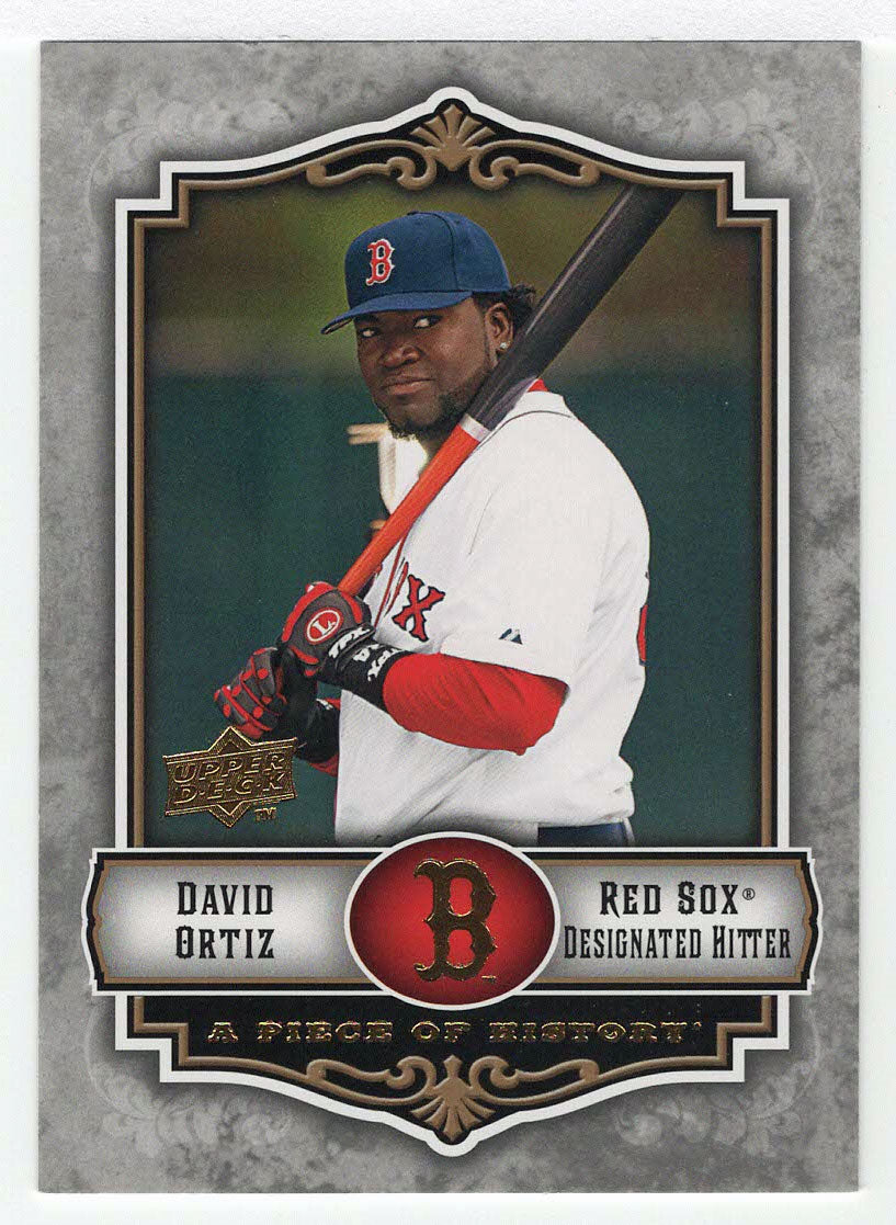 David Ortiz - Boston Red Sox (MLB Baseball Card) 2009 Upper Deck A Piece of History # 11 Mint