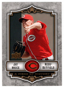 Jay Bruce - Cincinnati Reds (MLB Baseball Card) 2009 Upper Deck A Piece of History # 24 Mint