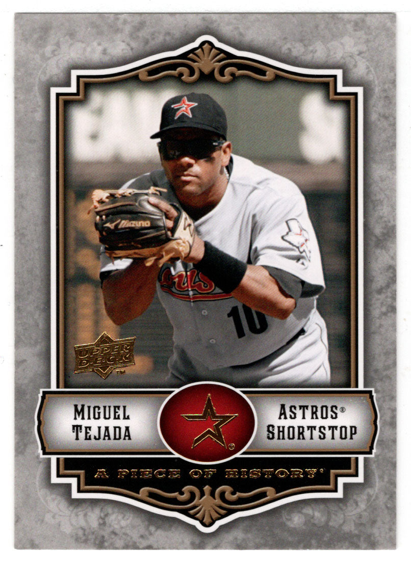 Miguel Tejada - Houston Astros (MLB Baseball Card) 2009 Upper Deck A Piece of History # 41 Mint