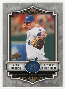 Alex Gordon - Kansas City Royals (MLB Baseball Card) 2009 Upper Deck A Piece of History # 42 Mint