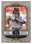Manny Ramirez - Los Angeles Dodgers (MLB Baseball Card) 2009 Upper Deck A Piece of History # 47 Mint
