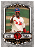 Jimmy Rollins - Philadelphia Phillies (MLB Baseball Card) 2009 Upper Deck A Piece of History # 73 Mint
