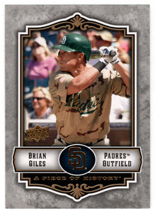 Brian Giles - San Diego Padres (MLB Baseball Card) 2009 Upper Deck A Piece of History # 79 Mint