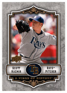 Scott Kazmir - Tampa Bay Rays (MLB Baseball Card) 2009 Upper Deck A Piece of History # 91 Mint