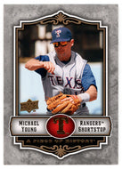 Michael Young - Texas Rangers (MLB Baseball Card) 2009 Upper Deck A Piece of History # 95 Mint