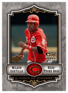 Wilkin Castillo RC - Cincinnati Reds (MLB Baseball Card) 2009 Upper Deck A Piece of History # 109 Mint