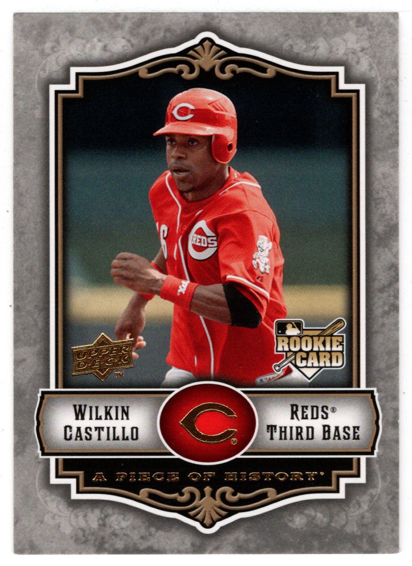 Wilkin Castillo RC - Cincinnati Reds (MLB Baseball Card) 2009 Upper Deck A Piece of History # 109 Mint